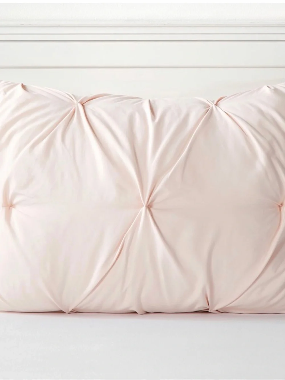 Pottery Barn Teen Blush Pintuck Comforter and Shams